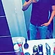 Jeune Homme fougueux au yeux Bleu